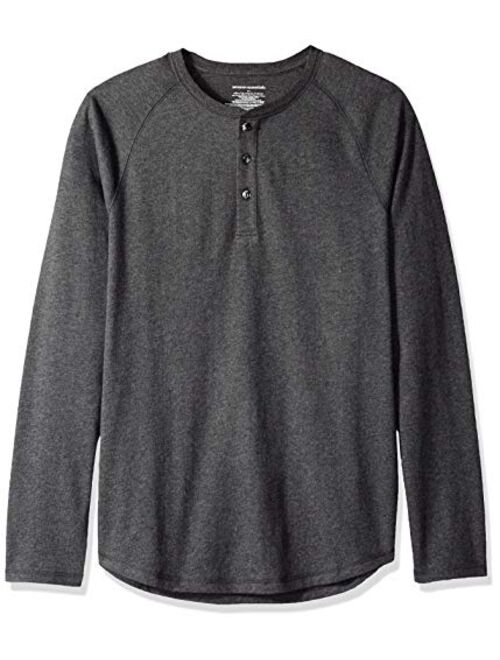 Amazon Essentials Men's Slim-Fit Long-Sleeve Henley Shirt