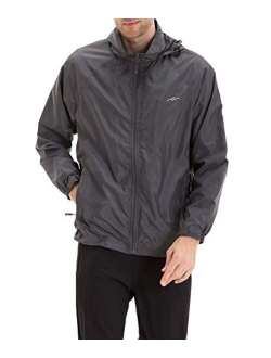 TRAILSIDE SUPPLY CO. Mens Windbreaker Jackets Lightweight, Windproof, Dustproof