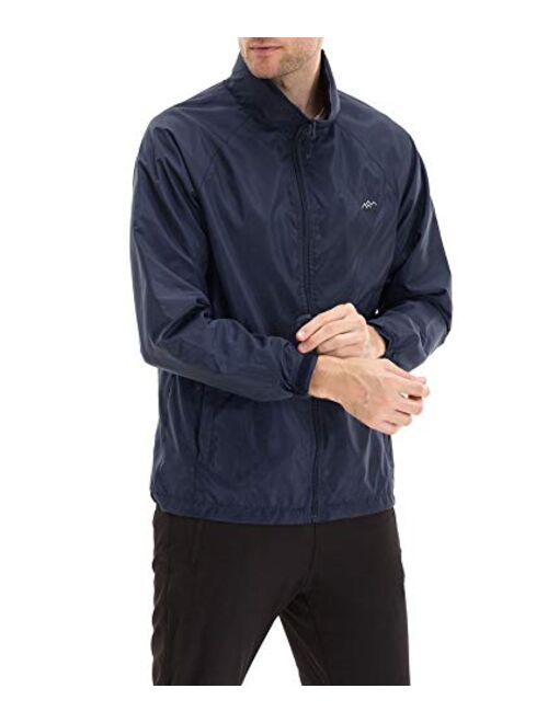 TRAILSIDE SUPPLY CO. Mens Windbreaker Jackets Lightweight, Windproof, Dustproof