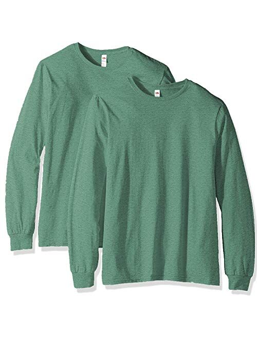 Fruit of the Loom Men's Long Sleeve T-Shirt (2 Pack)