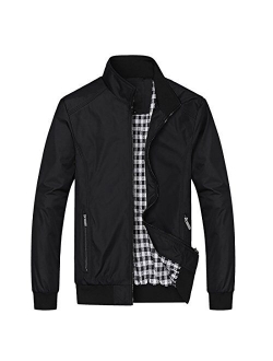 Nantersan Mens Casual Jacket Outdoor Sportswear Windbreaker Lightweight Bomber Jackets and Coats