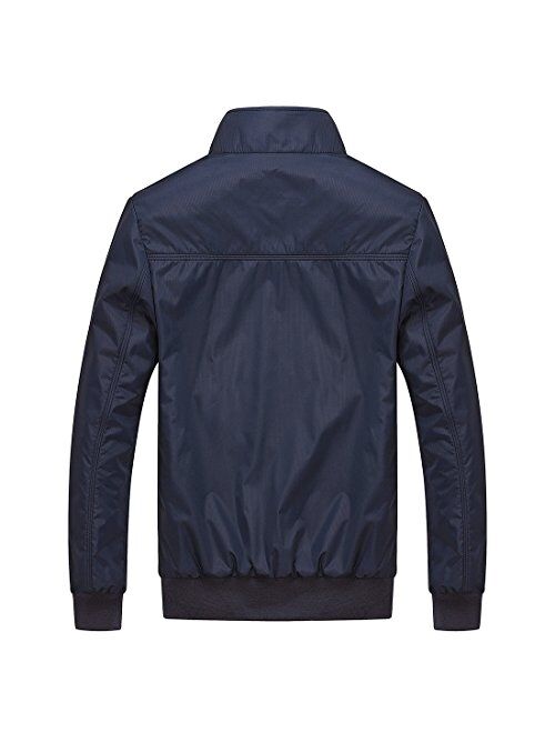 Nantersan Mens Casual Jacket Outdoor Sportswear Windbreaker Lightweight Bomber Jackets and Coats