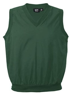 Akwa Made in USA Men's Microfiber Water Repellent V-Neck Pullover Vest