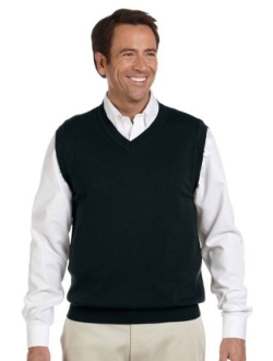 Devon & Jones Men's V-Neck Sweater Vest