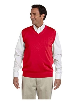 Devon & Jones Men's V-Neck Sweater Vest