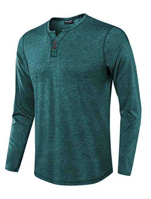 Moomphya Men's Jacquard Knitted Casual Short Sleeve V-Neck Henley T-Shirts