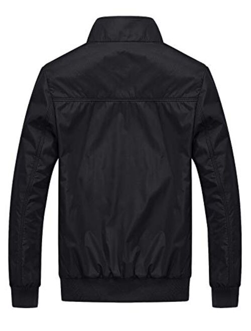 Fairylinks Mens Bomber Jacket Windbreaker Lightweight