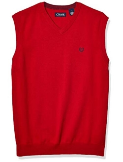 Chaps Men's Cotton V-Neck Sweater Vest