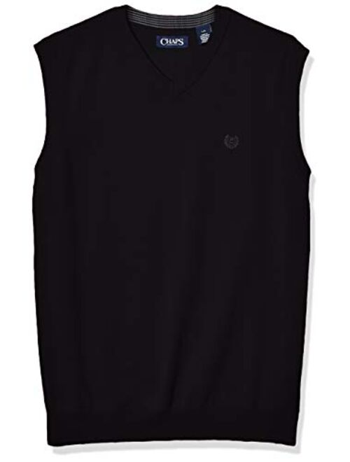 Chaps Men's Cotton V-Neck Sweater Vest