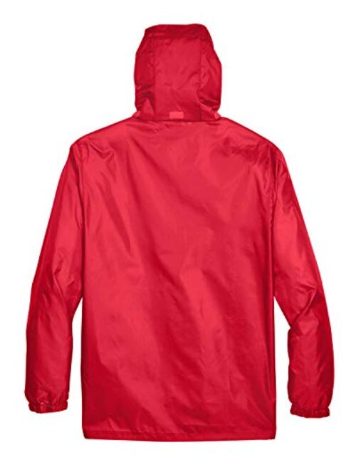 LIFEGUARD Officially Licensed Mens and Womens Unisex Fit Zipper-up Windbreaker Water Resistant Rain Jacket with Hood