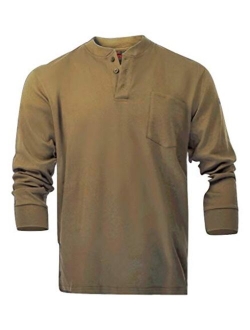 Flame Resistant FR Henley Style T-Shirts