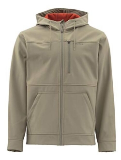 Simms Rogue Fleece Hoody Mens Water Resistant Hoodie Sweatshirt Full Front Zipper Hoodie Zippered Chest Pocket