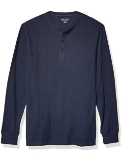 Men's Slim-fit Long-Sleeve Waffle Henley