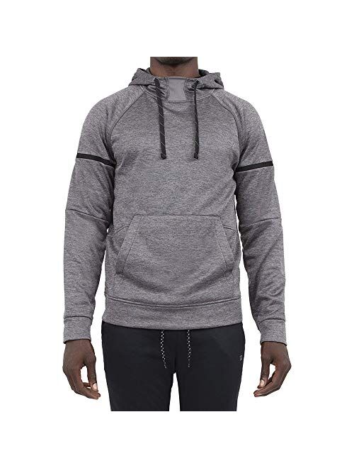 Layer 8 Men's Hoodie Performance Light Weight Training Workout Tech Fleece Athletic Sweatshirt Hoodie Top