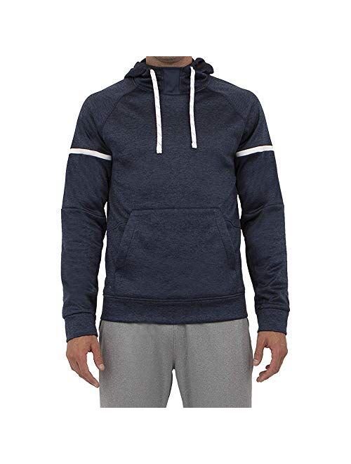 Layer 8 Men's Hoodie Performance Light Weight Training Workout Tech Fleece Athletic Sweatshirt Hoodie Top