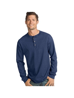 Men's Beefy-T Long-Sleeve Henley