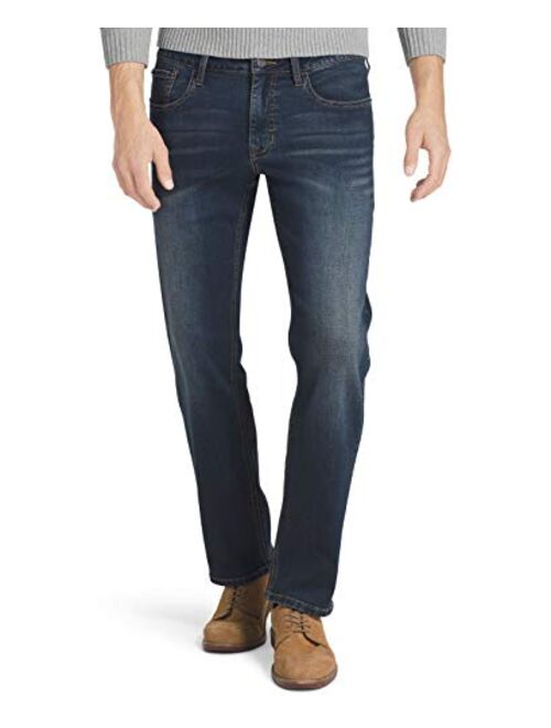 IZOD Men's Comfort Stretch Straight Fit Jeans