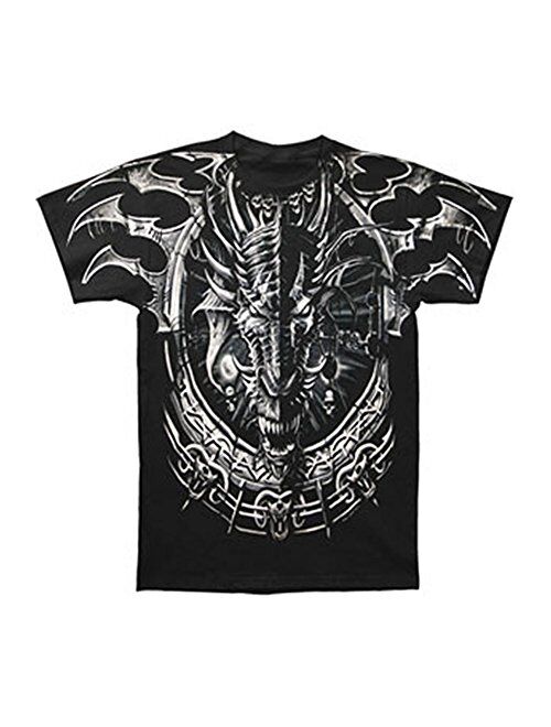 Liquid Blue Men's Plus-Size Dragon Catcher T-Shirt