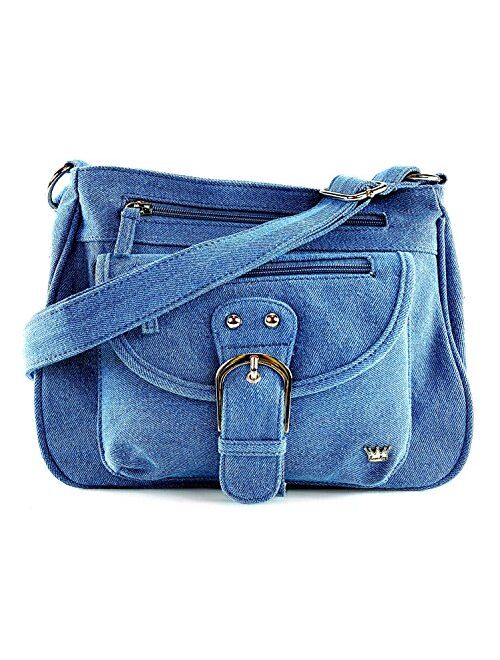 Purse King Pistol CCW Concealed Carry Handbag Conceal Crossbody & Shoulder Bag