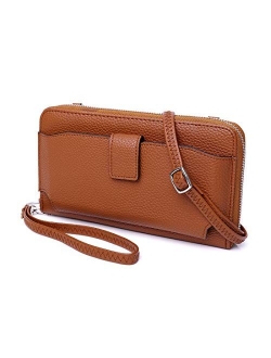 Women Wristlet purse, Nanrui Industry Wristlet wallet Small Crossbody Bag Cellphone Purse Wallet with RFID Blocking