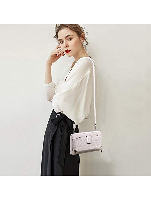 Women Wristlet purse, Nanrui Industry Wristlet wallet Small Crossbody Bag Cellphone Purse Wallet with RFID Blocking