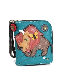 CHALA Zip Around Wallet, Wristlet