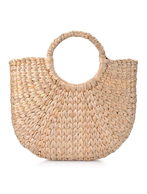 Woven Straw Bags Summer Beach Tote Bag for Women