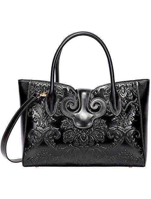 PIJUSHI Floral Handbags For Women Designer Handbag Top Handle Shoulder Bags For Ladies