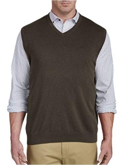 Harbor Bay by DXL Big and Tall V-Neck Sweater Vest