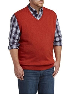 Harbor Bay by DXL Big and Tall V-Neck Sweater Vest