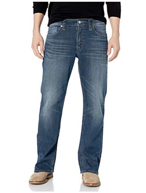 Silver Jeans Co. Men's Zac Relaxed Fit Straight Leg Jeans