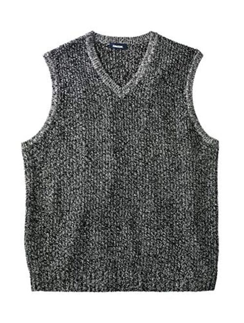 KingSize Men's Big and Tall Shaker Knit V-Neck Sweater Vest