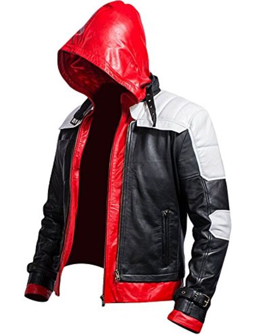 Arkham Knight Red Hooded Bat Style Vest and Jacket 2 in 1 Premium Quality