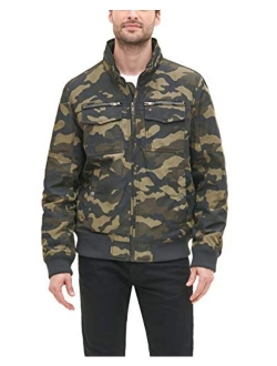 Men's Bomber Long Sleeve Water Resistant Jacket