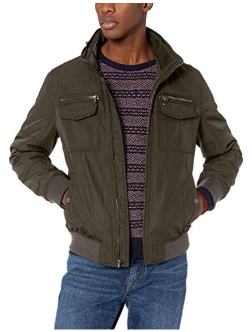 Tommy Hilfiger Men's Bomber Long Sleeve Water Resistant Jacket