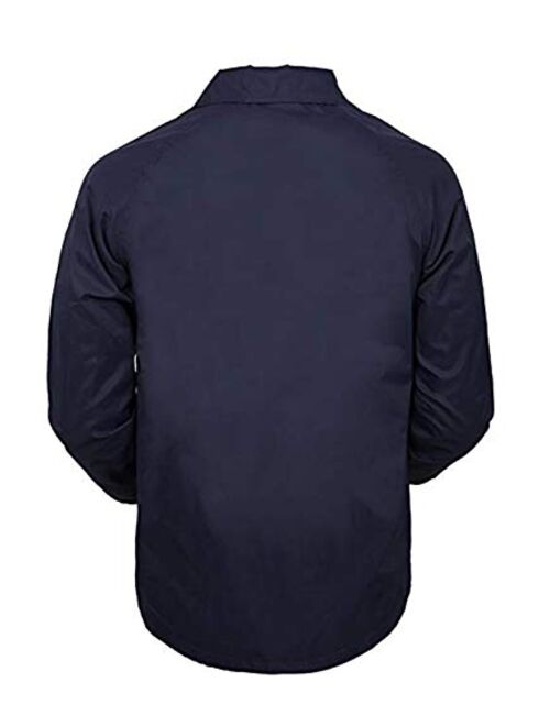 Renegade Sportswear Mens Coaches Jackets Water-Resistant Windbreaker