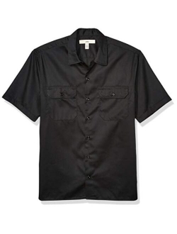 Men's Short-Sleeve Stain and Wrinkle-Resistant Work Shirt