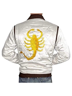 Blingsoul White Lightweight Bomber Jackets for Men Premium Quality