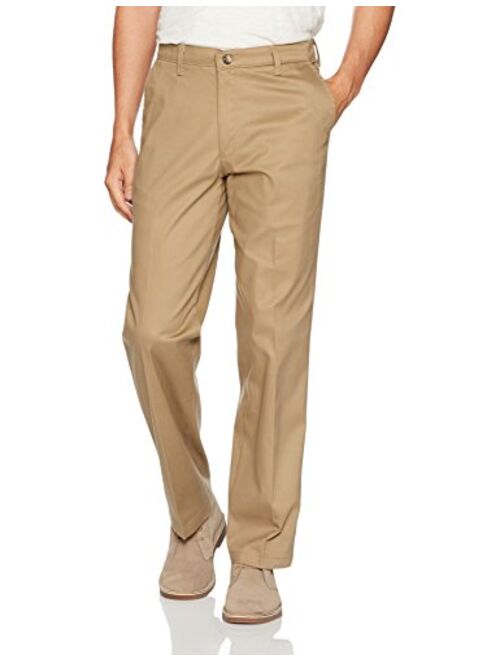 LEE Men's Total Freedom Stretch Straight Fit Flat Front Pant