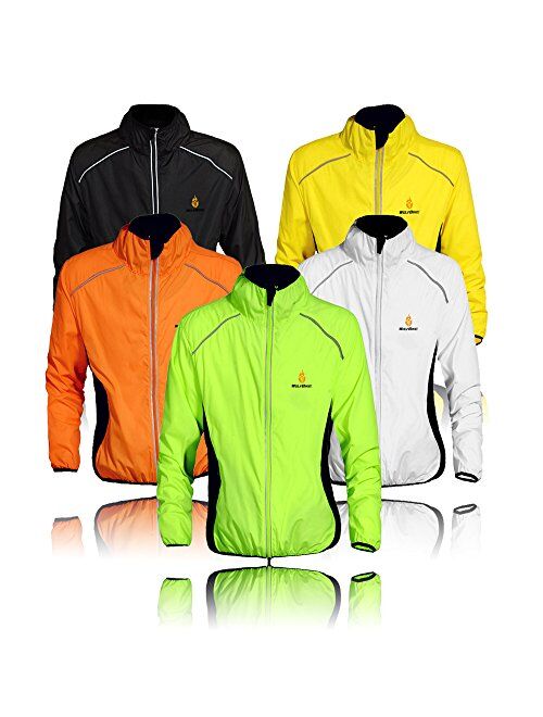 Wolfbike Cycling Jacket Jersey Vest Wind Coat Windbreaker Jacket Outdoor Sportswear