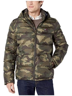 Men's Classic Hooded Puffer Jacket (Regular and Big and Tall Sizes)