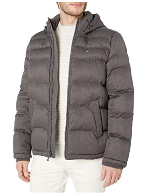 Tommy Hilfiger Men's Classic Hooded Puffer Jacket (Regular and Big and Tall Sizes)
