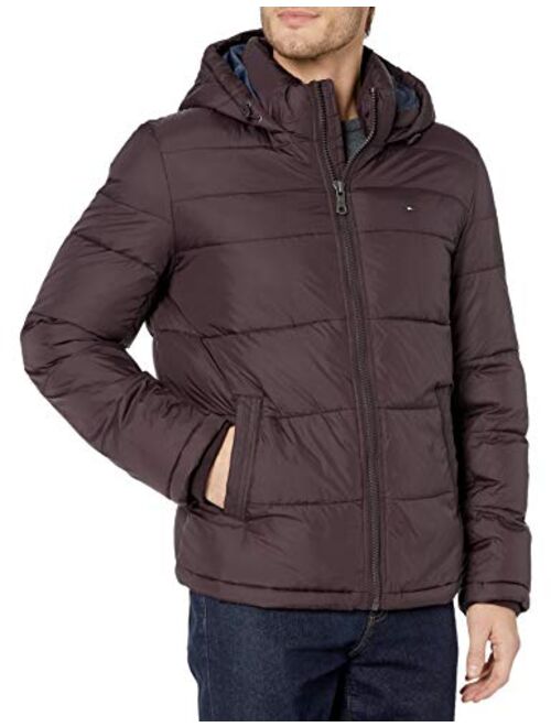 Tommy Hilfiger Men's Classic Hooded Puffer Jacket (Regular and Big and Tall Sizes)