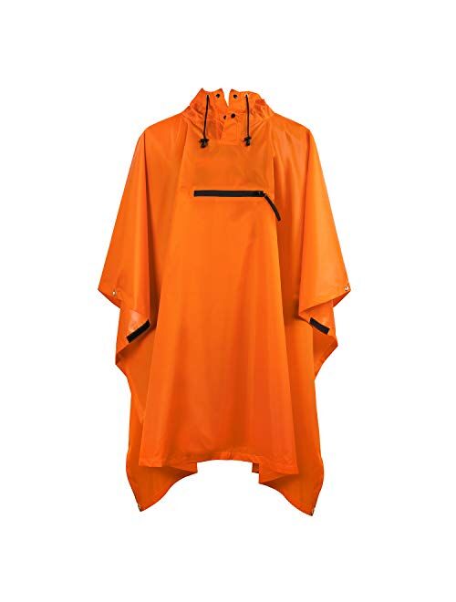 TTerra Hiker Rain Poncho, Waterproof Raincoat for Outdoor Activities