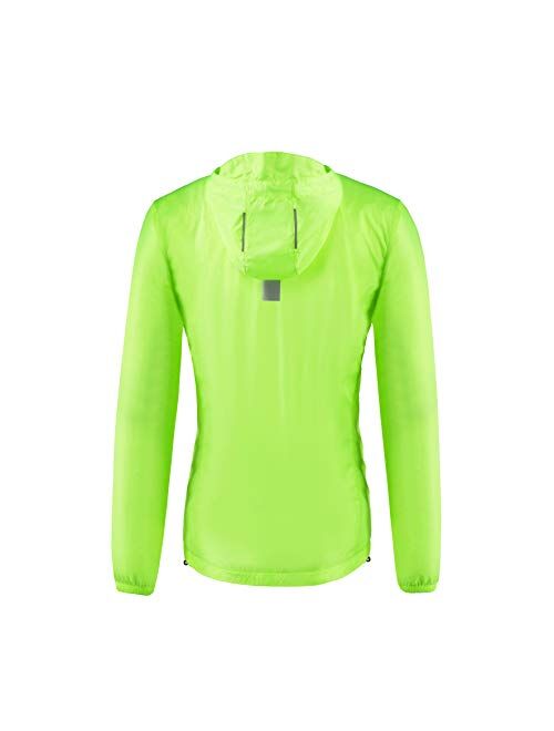 Shelcup Windproof Water Resistant Convertible Cycling Running Jacket