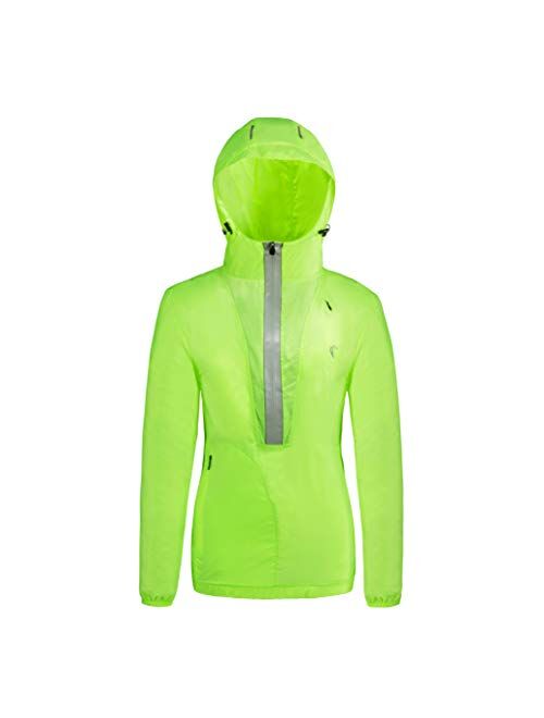 Shelcup Windproof Water Resistant Convertible Cycling Running Jacket