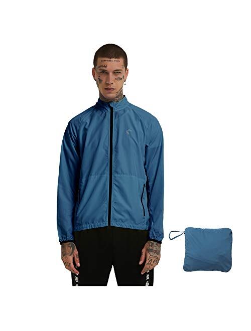 Shelcup Windproof Water Resistant Convertible Cycling Running Jacket