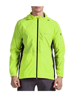 Outto Men's Lightweight Jacket Rain Resistant UV Protection Quick Drying Windproof Skin Coat