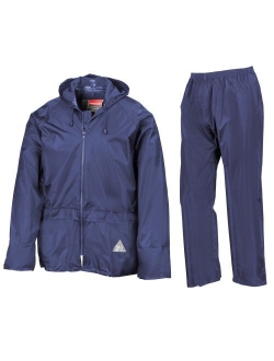 Result Mens Heavyweight Waterproof Rain Suit (Jacket & Trouser Suit)