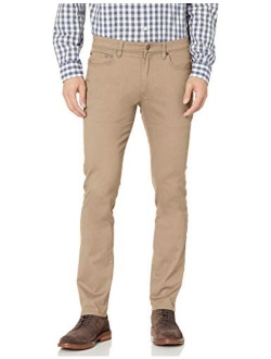 Men's Skinny-fit 5-Pocket Stretch Twill Pant